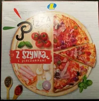 Pizza z szynką i pieczarkami