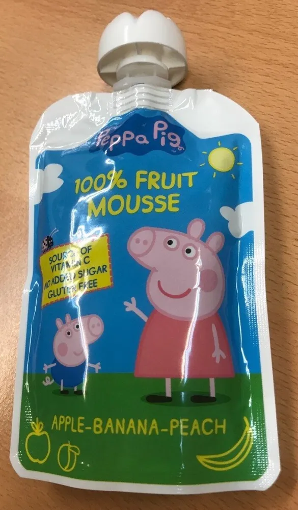 Puré de frutas en pouch