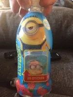 Juice Drink Minions, Strawberry - Raspberry, 20%, 350 ML, Pet