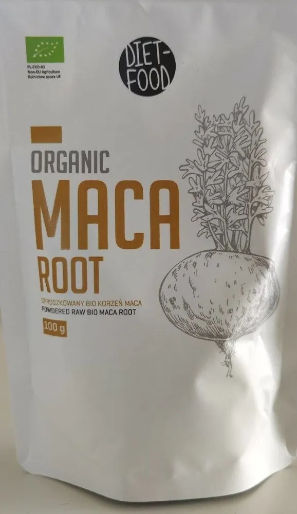 Organic maca root
