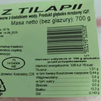 Filet z tilapii
