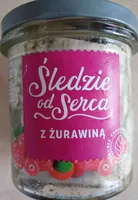 Śledzie od serca z żurawiną