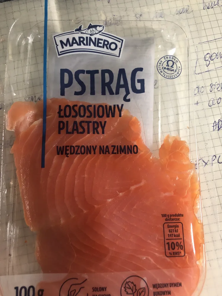 Pstrąg Tęczowy Łososiowy Wędzony Na Zimno