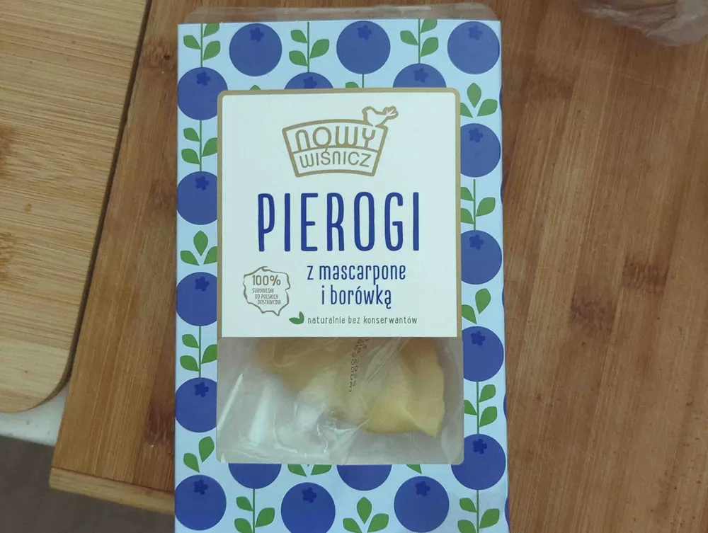 Pierogi z Mascarpone i Borówką
