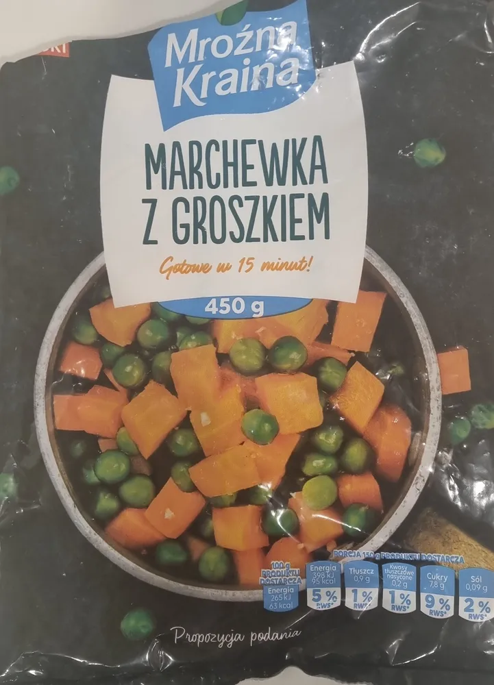 Marchewka z groszkiem
