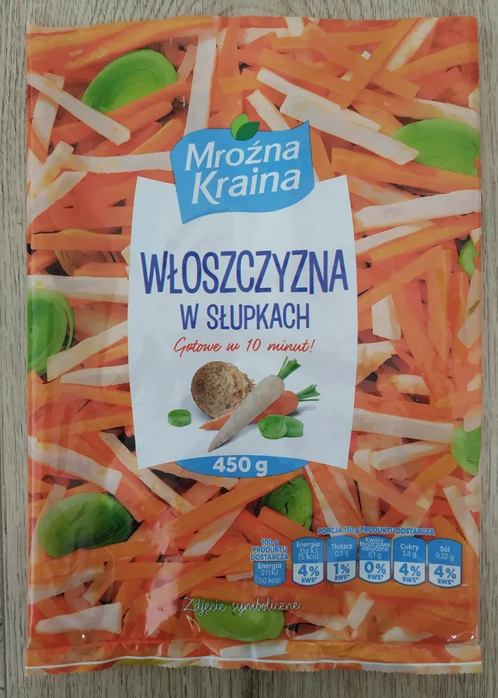 Włoszczyzna w słupkach