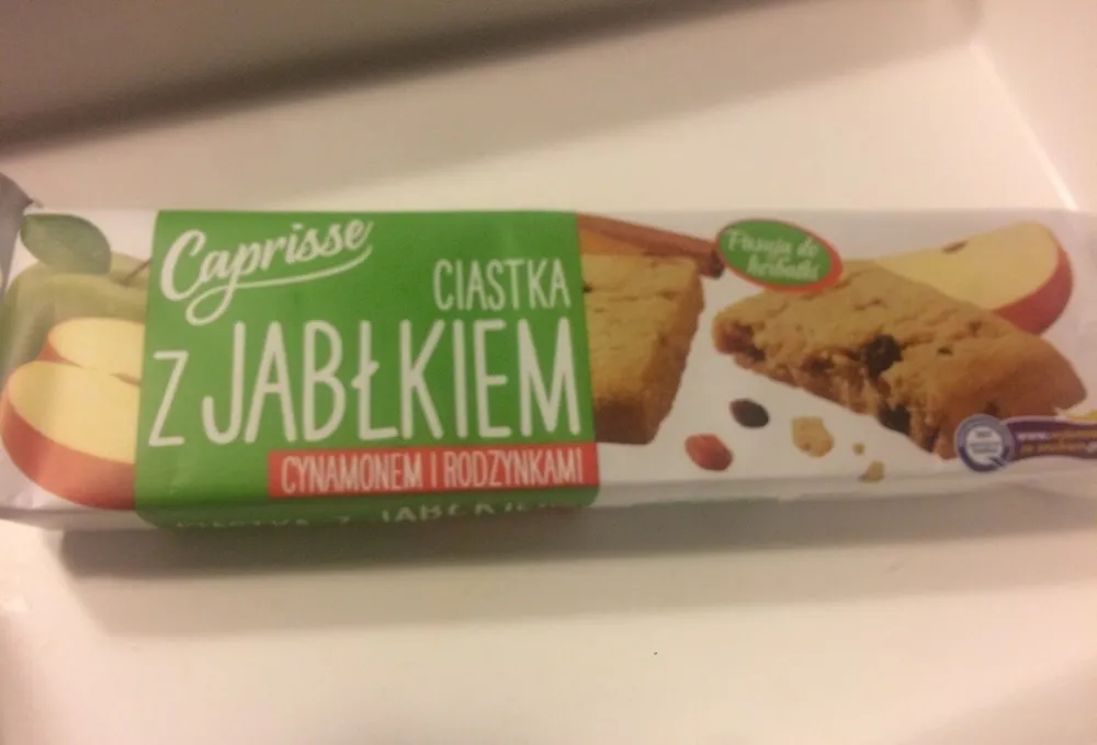 Ciastka Z Jablkiem Cinamonem I Rodzynkami