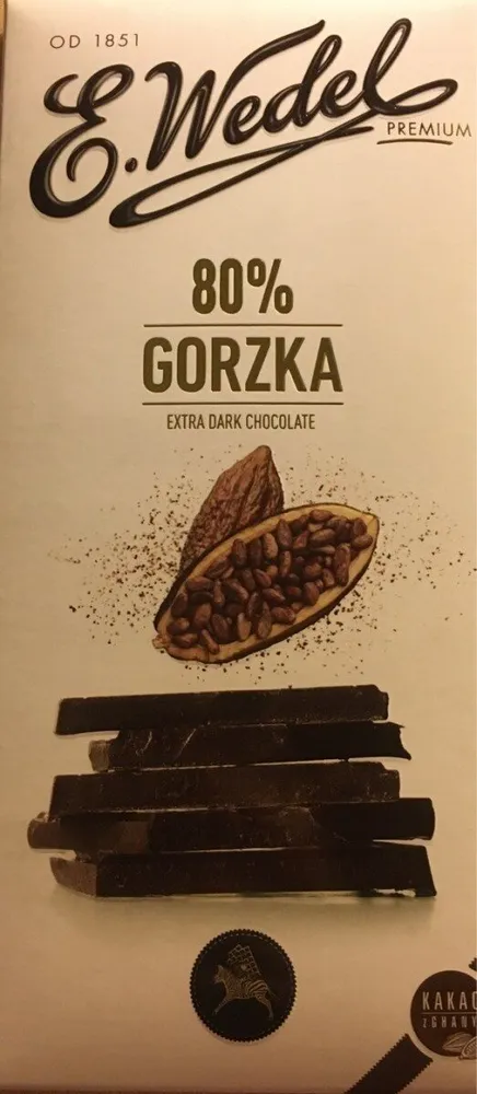 Wedel extra dark chocolate