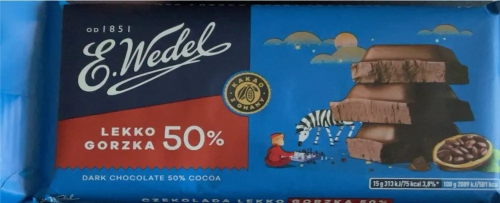 chocolat noir 50%