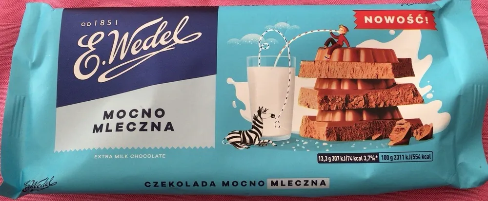 Czekolada mocno mleczna