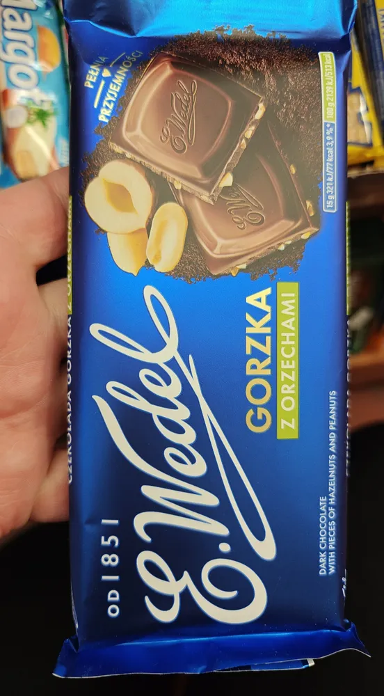 Wedel czekolada gorzka z orzechami