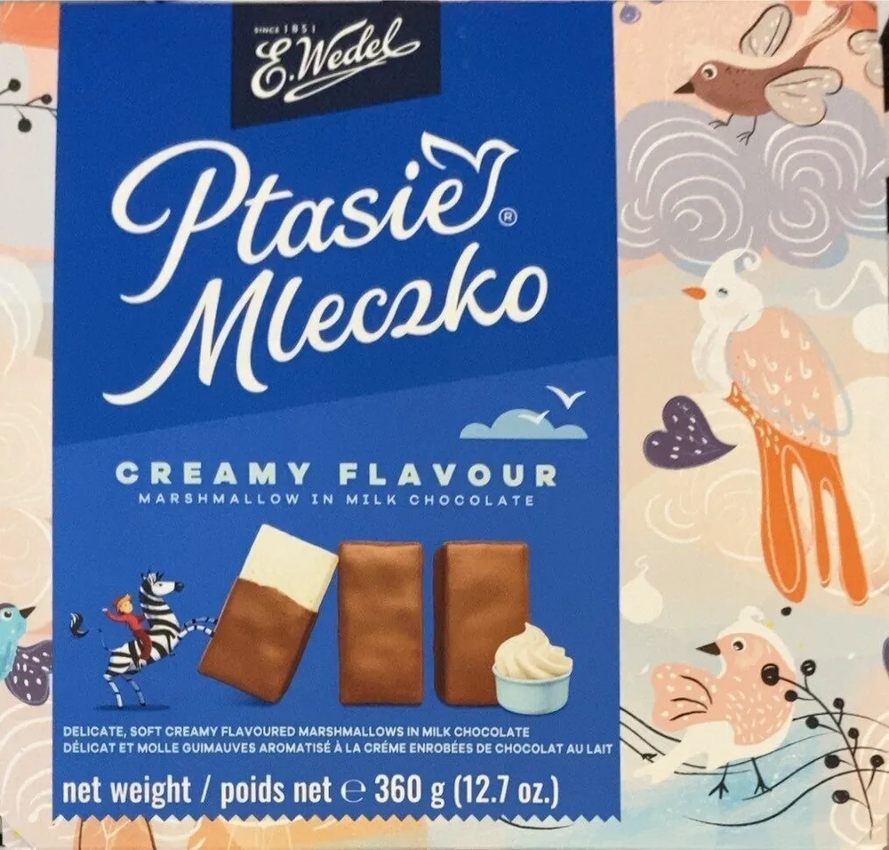 Marshmallow in milk chocolate - creamy flavour