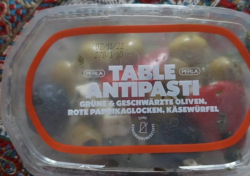 Table Antipasti