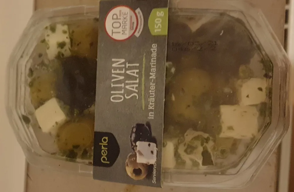Olivensalat in Kräutermarinade