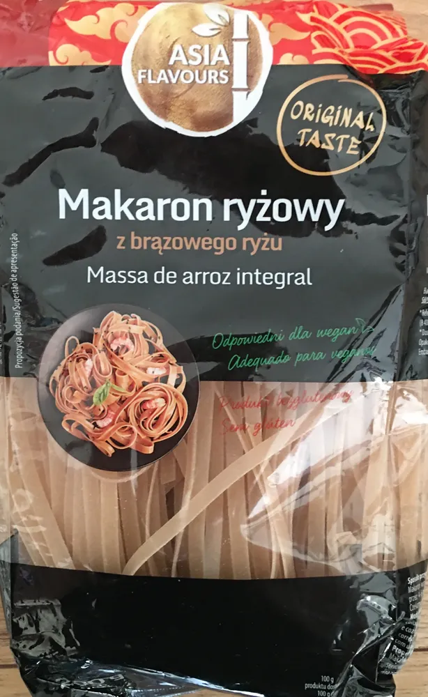 Massa de arroz integral