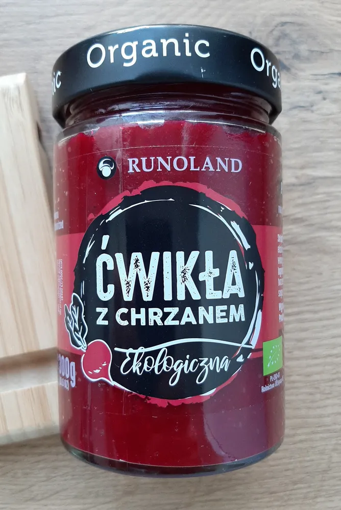 ekologiczna ćwikła z chrzanem