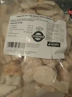 Émincé de filet de poulet rotis surgeles 2,5KG