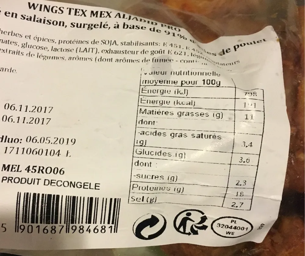 Wings Tex Mex