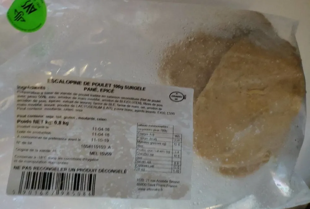 Escalopine de poulet