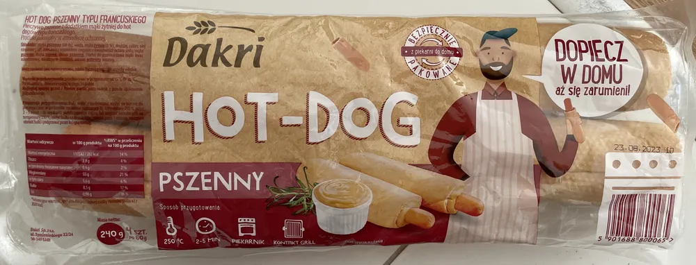 Hot-dog pszenny