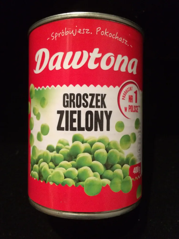 Groszek zielony konserwowy