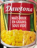 Maïs doux en grains sous vide