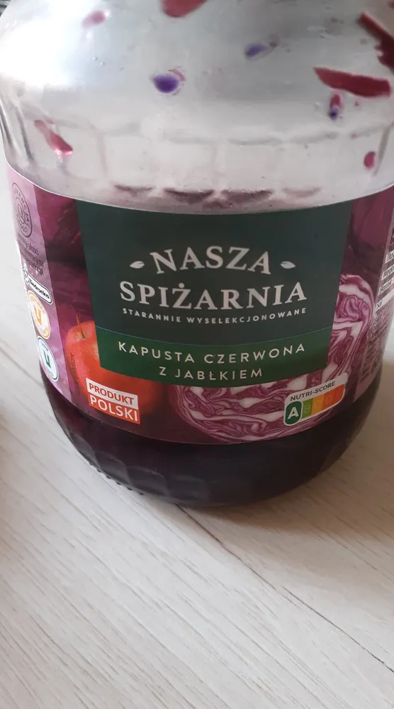 Kapusta czerwona z jabłkiem