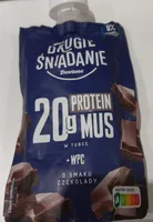 mus owocowy o smaku czekolady