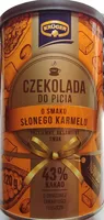 Czekolada do picia o smaku słonego karmelu.