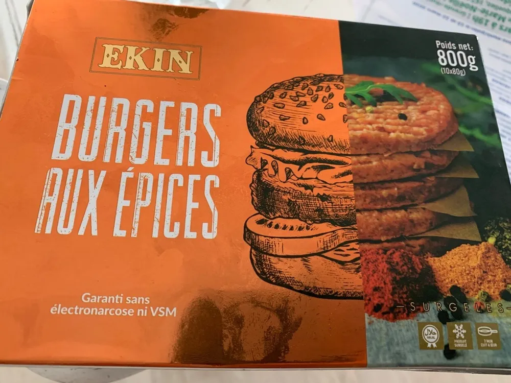 Steack burger aux epices
