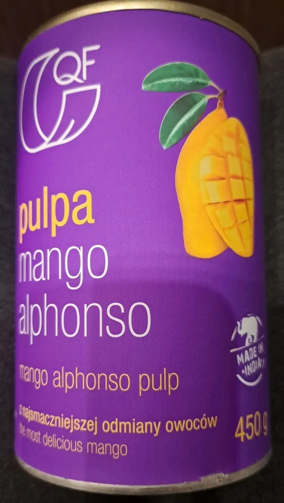 Pulpe de mangue Alphonso