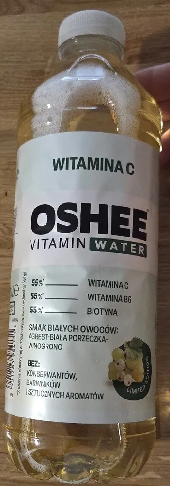 Oshee Vitamin Water - Smak Białych Owoców