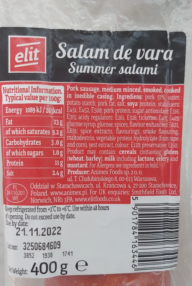 Summer Salami
