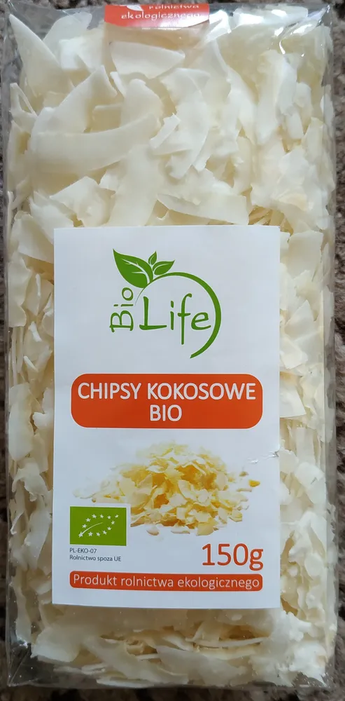 Chipsy kokosowe bio