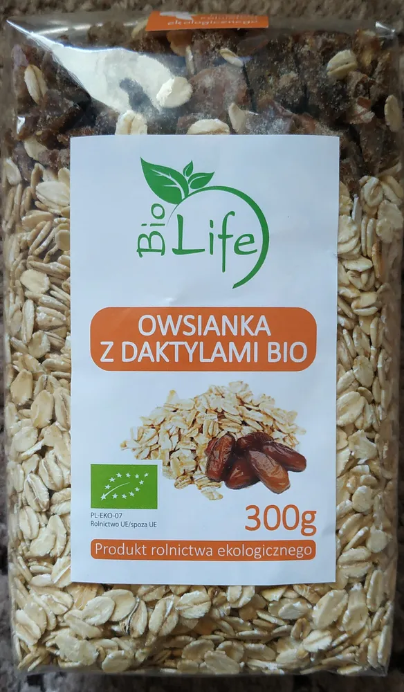 Owsianka z daktylami BIO