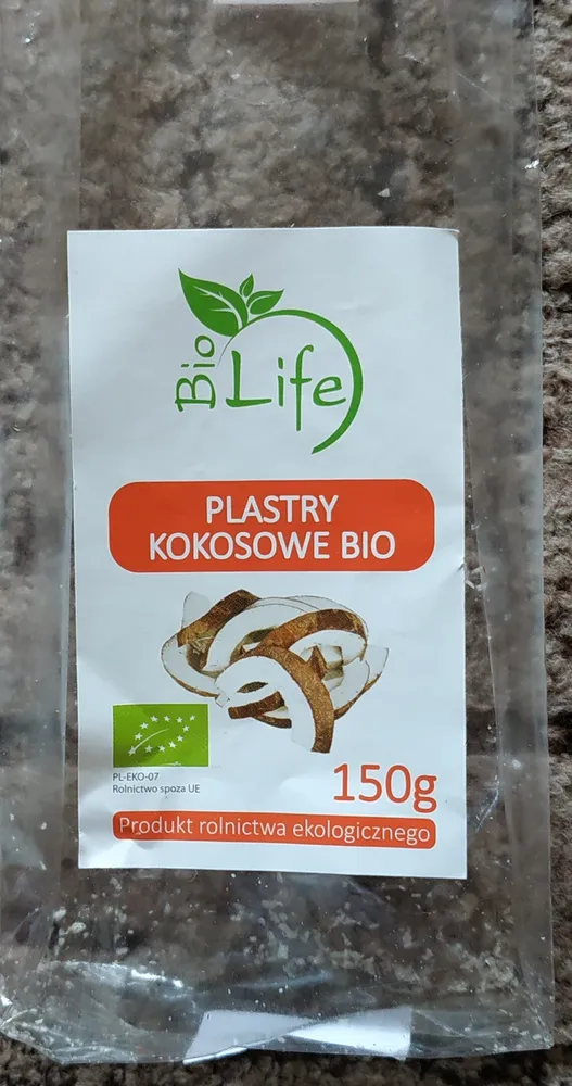 Plastry kokosowe bio