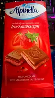 Piimašokolaad maasikamaitselise täidisega