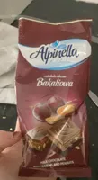 Milk chocolate with raisins and nuts