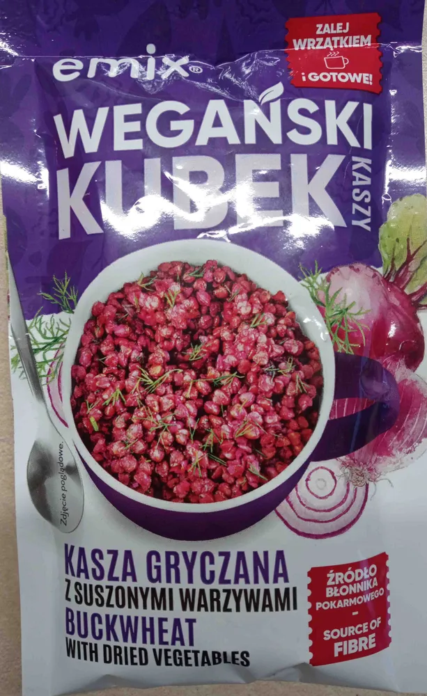Kasza gryczana z suszonymi warzywami