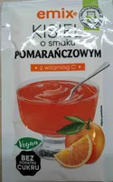 Kisiel o smaku pomarańczowym