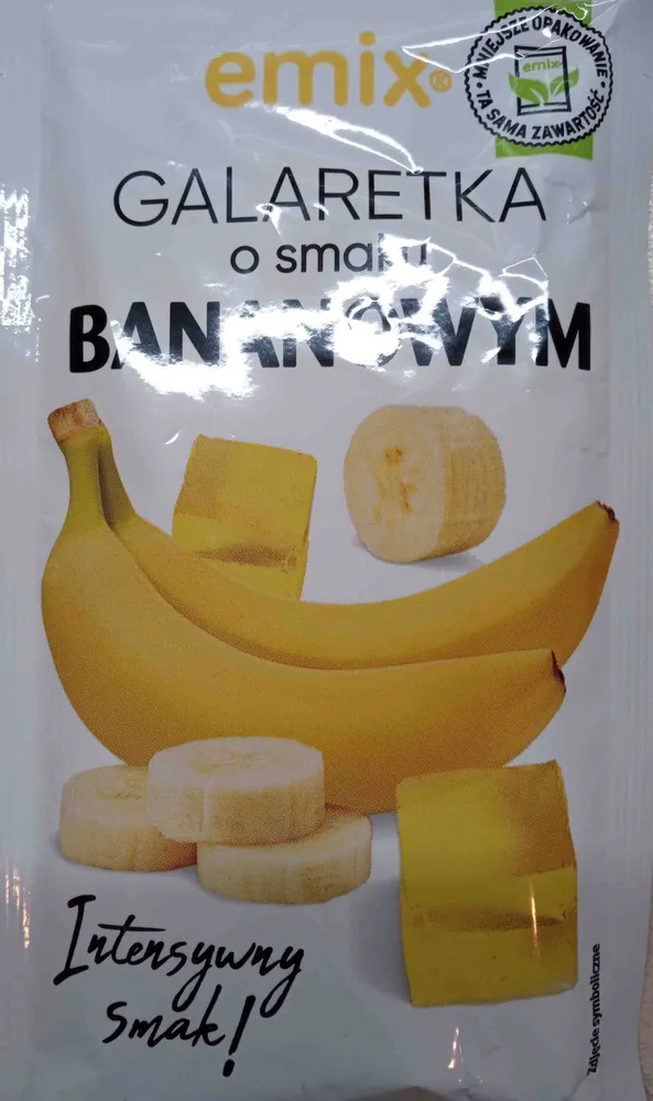 Glaretka o smaku bananaowy'