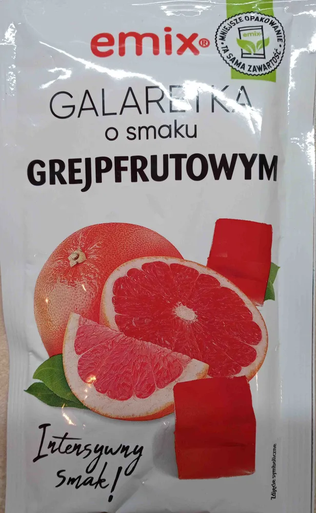 Galaretka o smaku grejpfrutowym