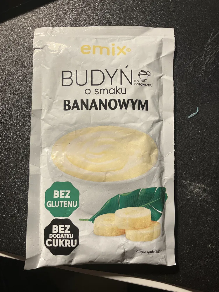 Budyń o smaku bananowym