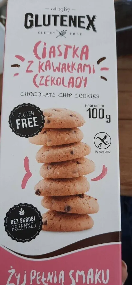 Ciastka z kawatkami czekolady