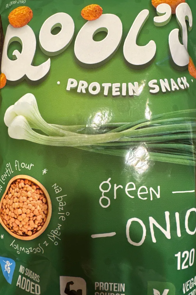 Snacki proteinowe - zielona cebulka