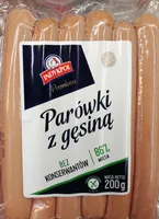 Parówki z gęsiną