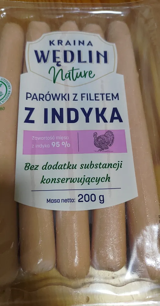 Parówki Z Filetem Z Indyka