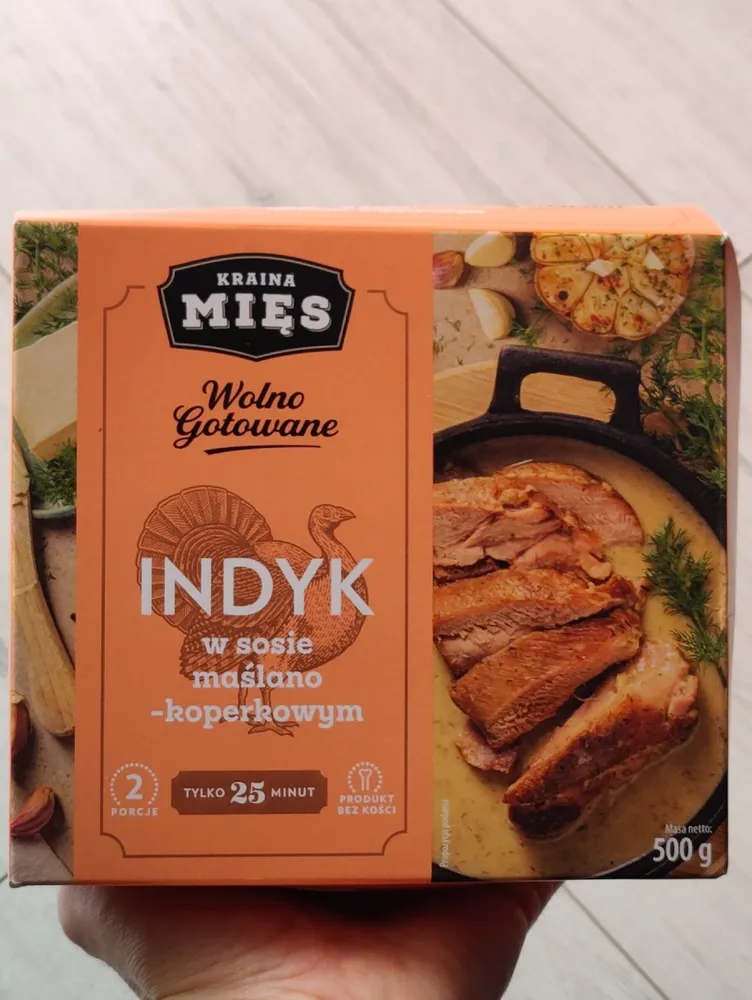 Indyk W Sosie Maślano-Koperkowym