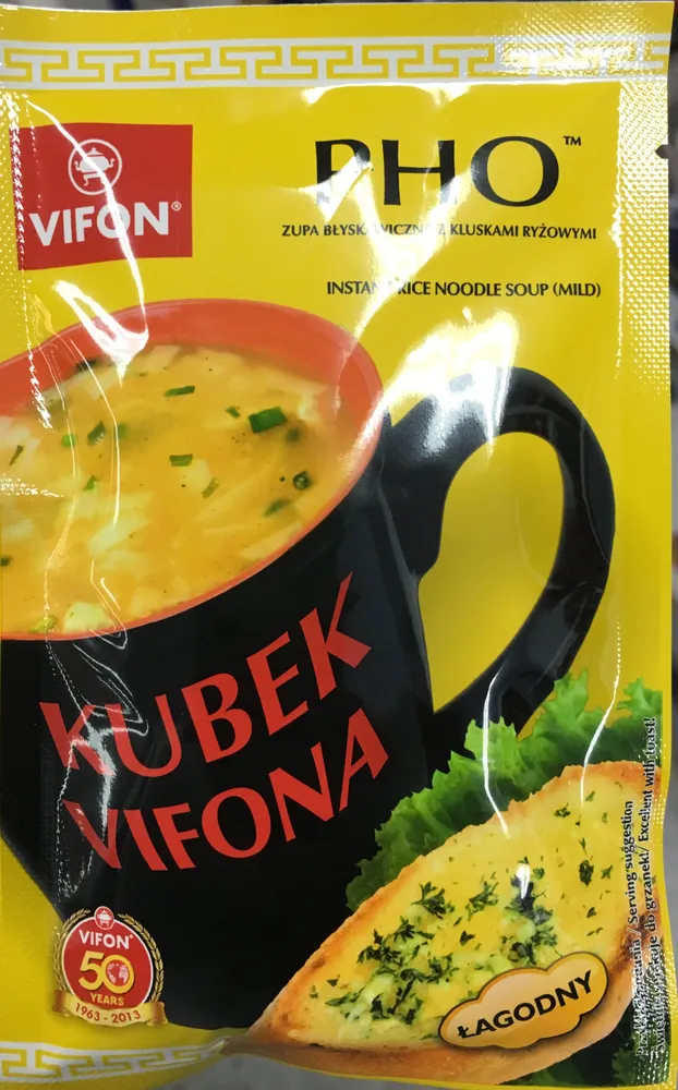 Pho zupa błyskawiczna o smaku kurczaka z kluskami ryżowymi, łagodna
