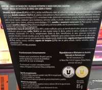 Kurczak – danie błyskawiczne z kluskami ryżowymi o smaku kurczaka (łagodne)